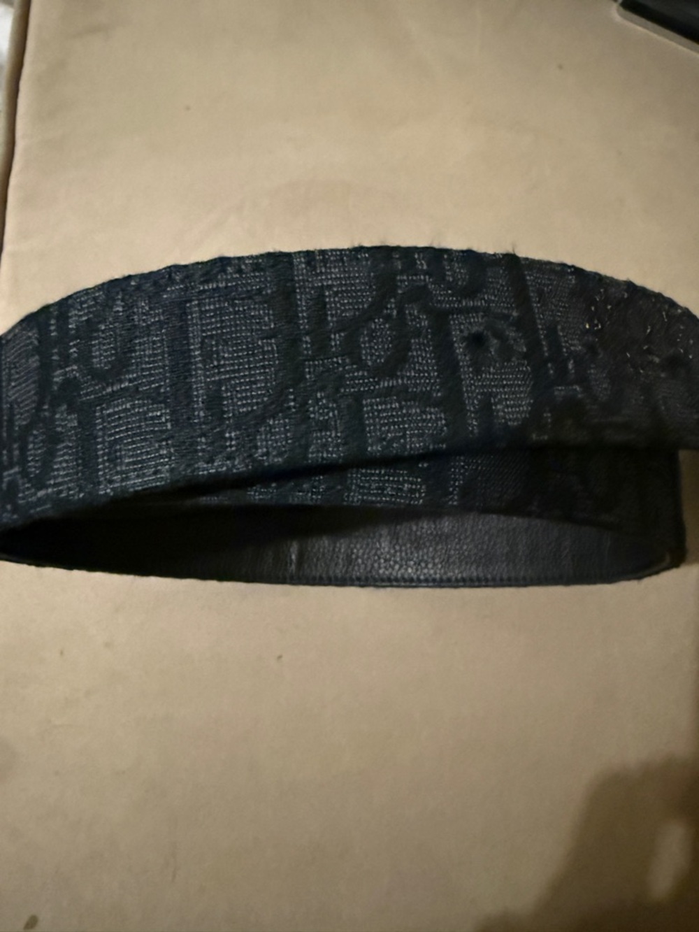 Christian Dior reversible belt with silver CD buckle - Picture 4 of 16